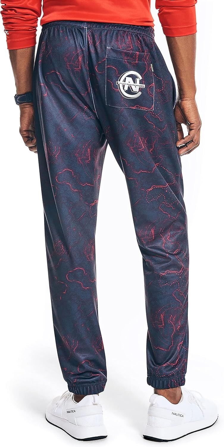 image:imageNautica Mens Competition Sustainably Crafted Printed JoggerNavy