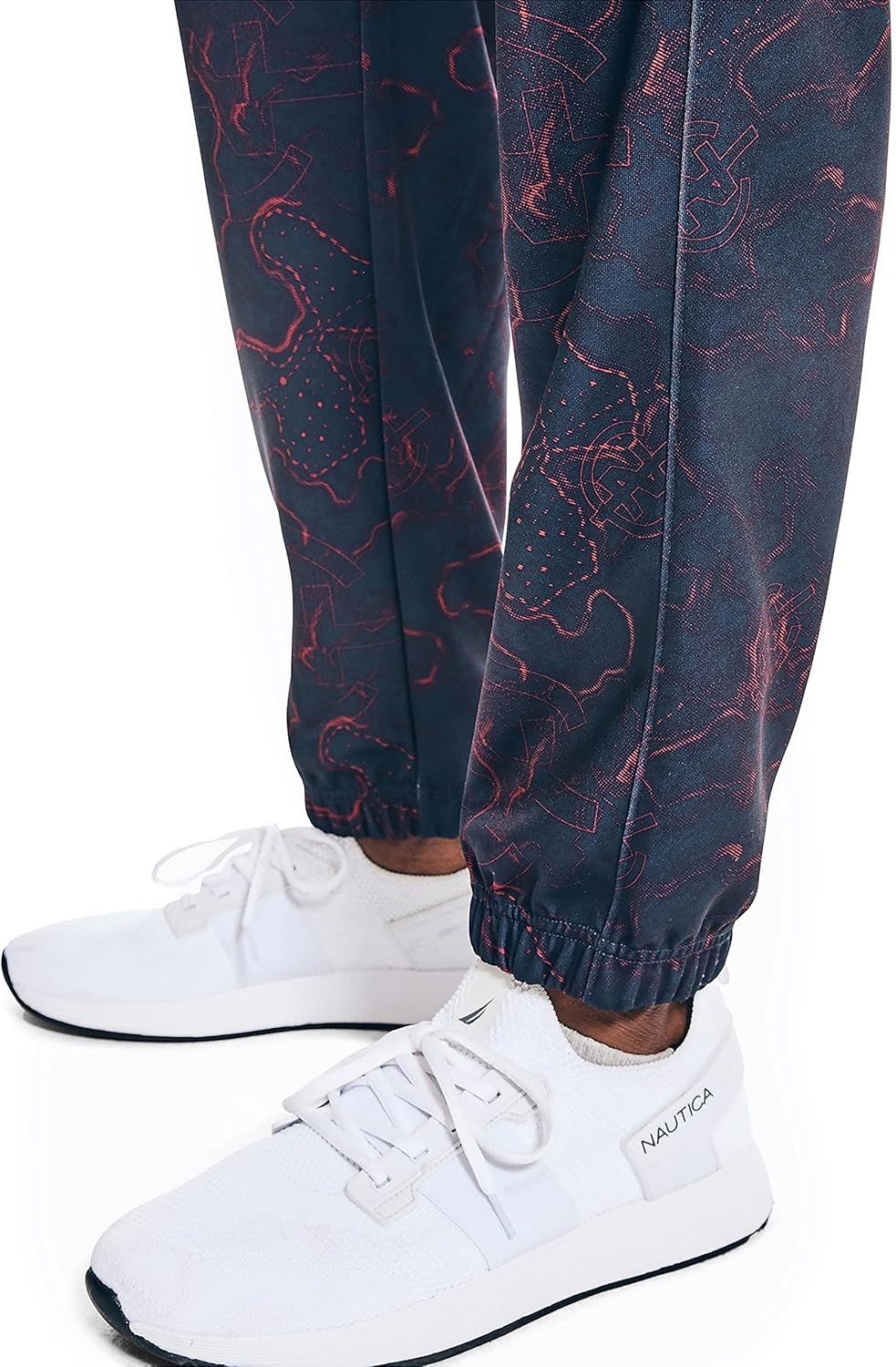 image:imageNautica Mens Competition Sustainably Crafted Printed JoggerNavy