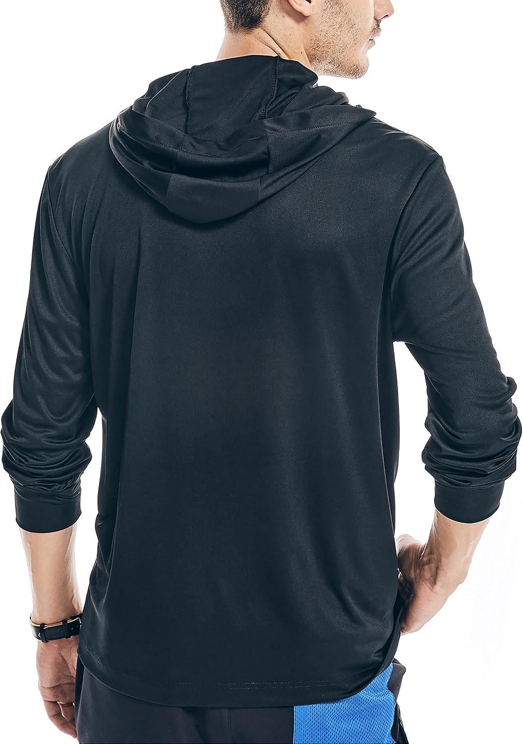 image:imageNautica Mens Competition Sustainably Crafted Pullover Hoodie SweatshirtTrue Black