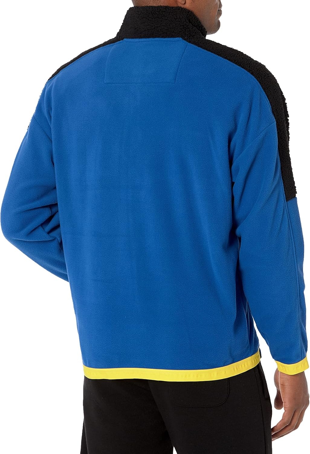image:imageNautica Mens Competition Sustainably Crafted Quarterzip Mixedmedia PulloverBright Cobalt