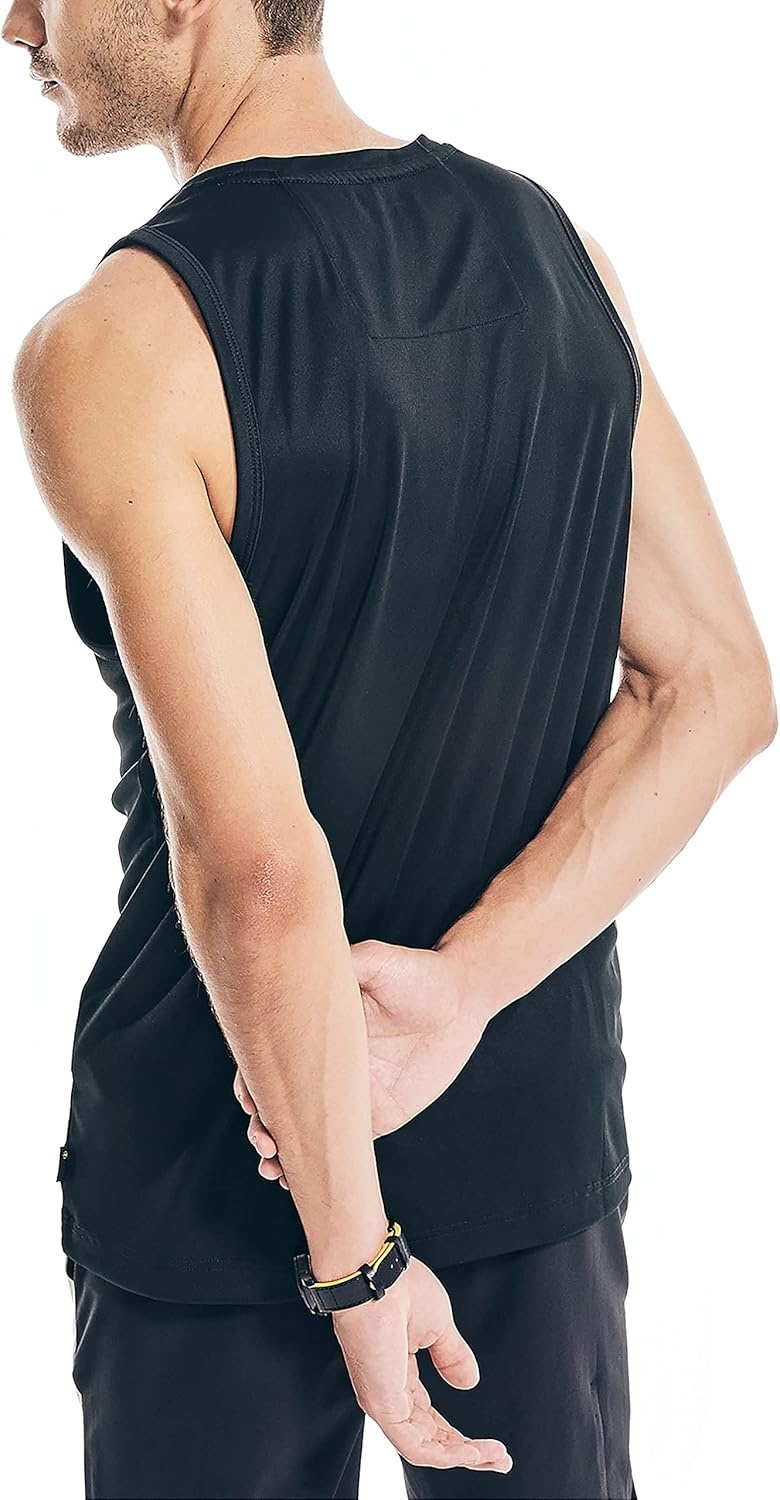 image:imageNautica Mens Competition Sustainably Crafted TankTrue Black