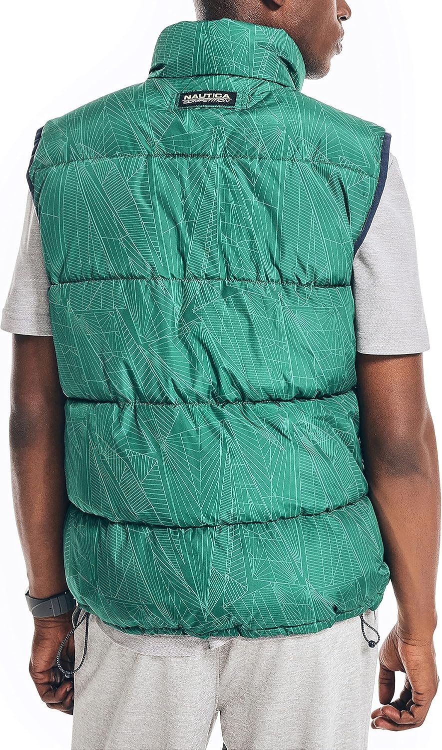 image:imageNautica Mens Competition Sustainably Crafted Tempasphere VestTidal Green