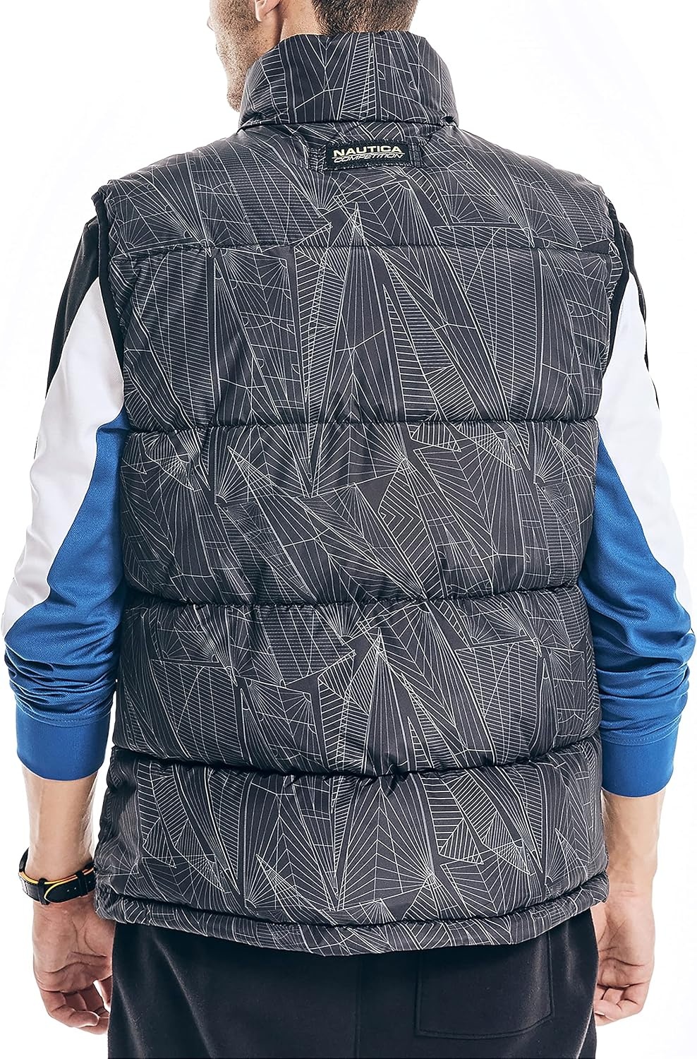 image:imageNautica Mens Competition Sustainably Crafted Tempasphere VestTrue Black
