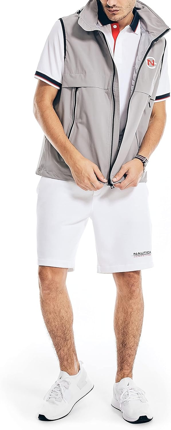 image:imageNautica Mens Competition Sustainably Crafted VestSharkfin Grey
