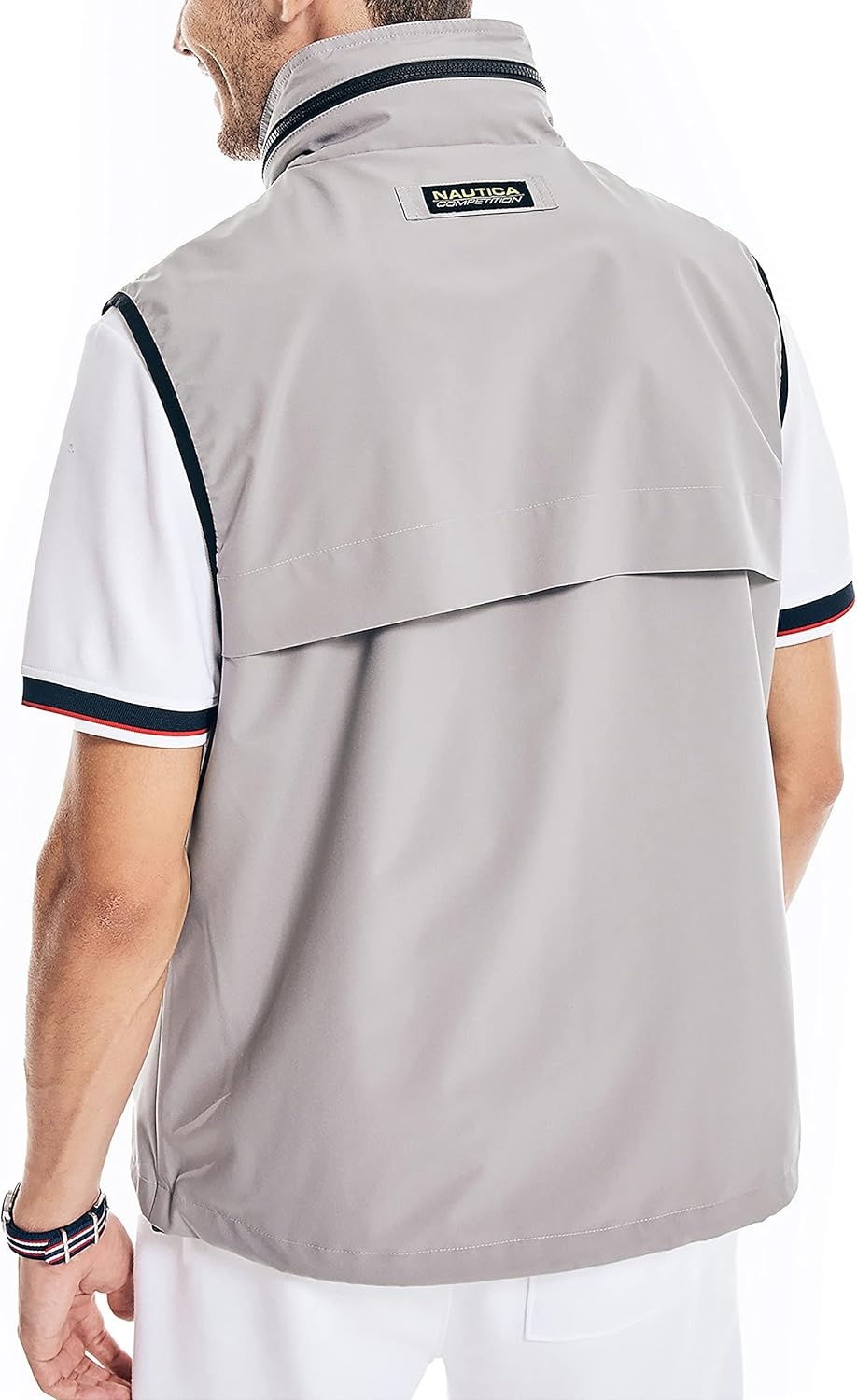 image:imageNautica Mens Competition Sustainably Crafted VestSharkfin Grey