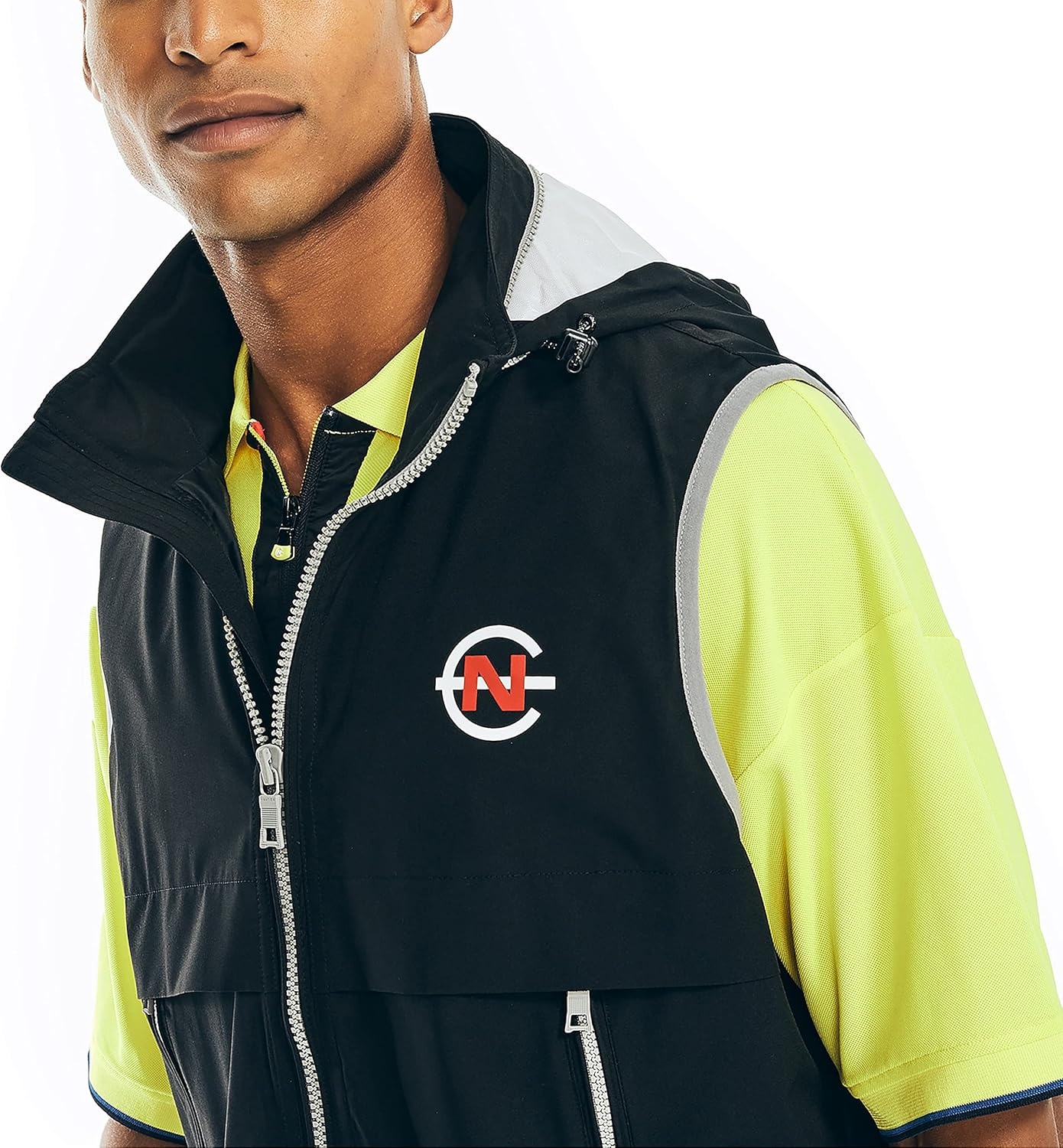 image:imageNautica Mens Competition Sustainably Crafted VestTrue Black