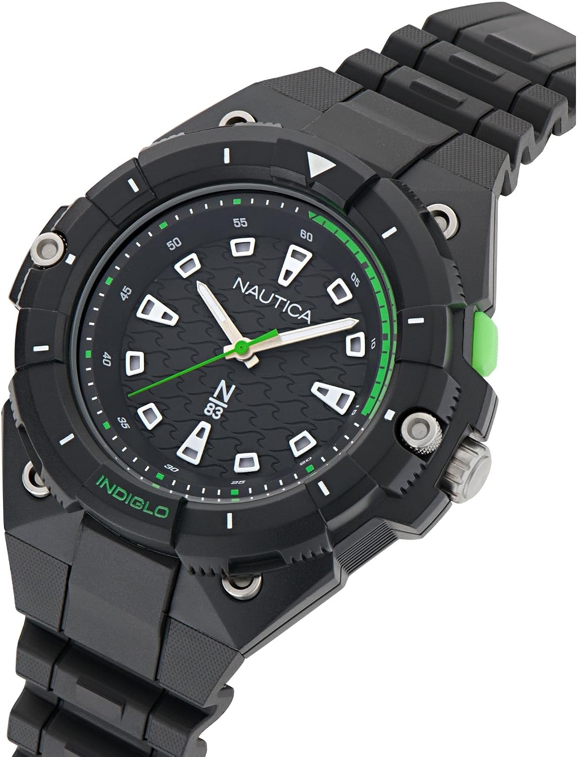 image:imageNautica Mens Coronado Bay WatchBlackGreenBlack