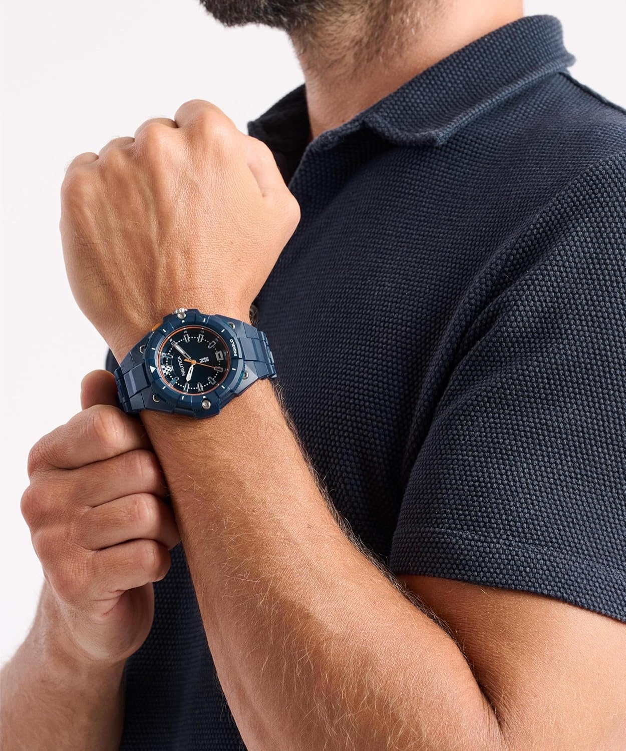 image:imageNautica Mens Coronado Bay WatchBlueOrangeBlue