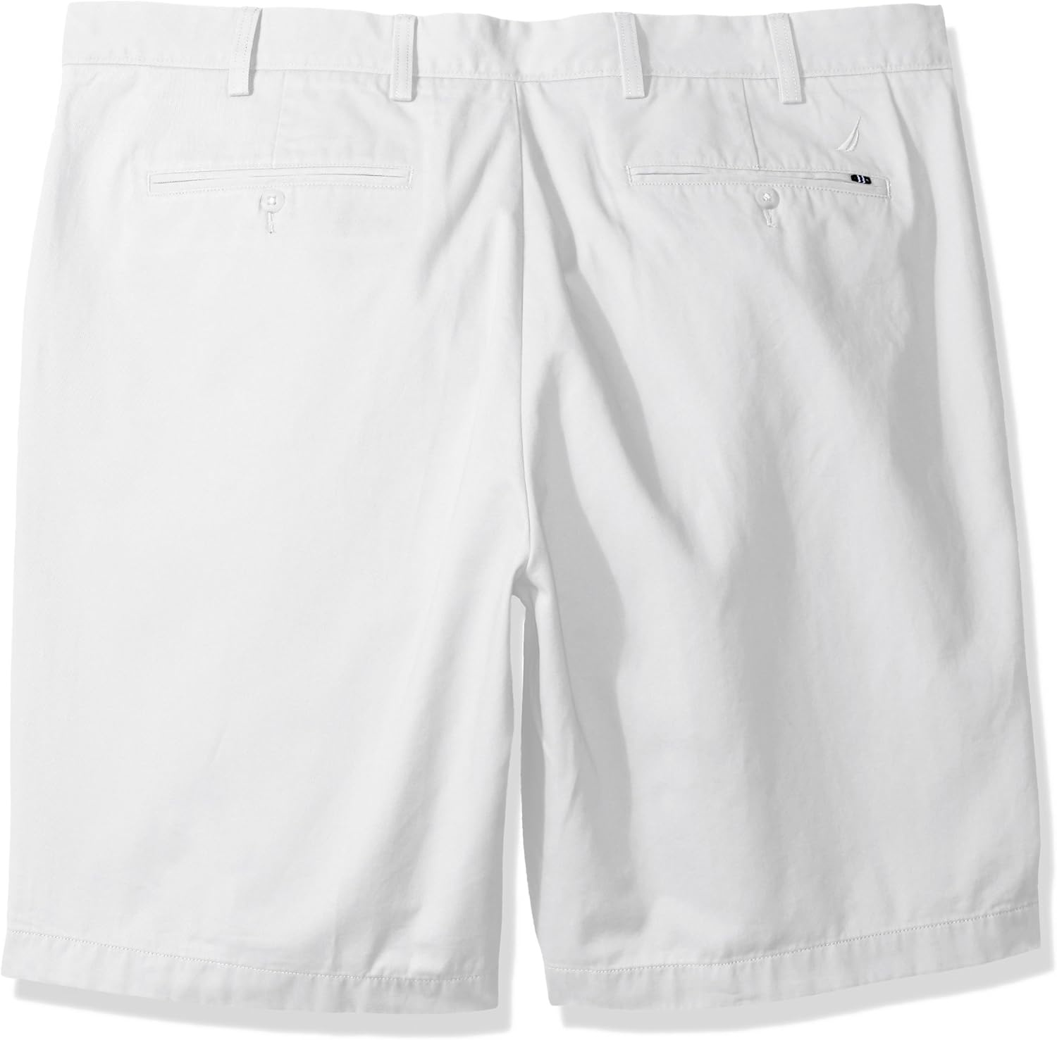 image:imageNautica Mens Cotton Twill Flat Front Chino ShortBright White