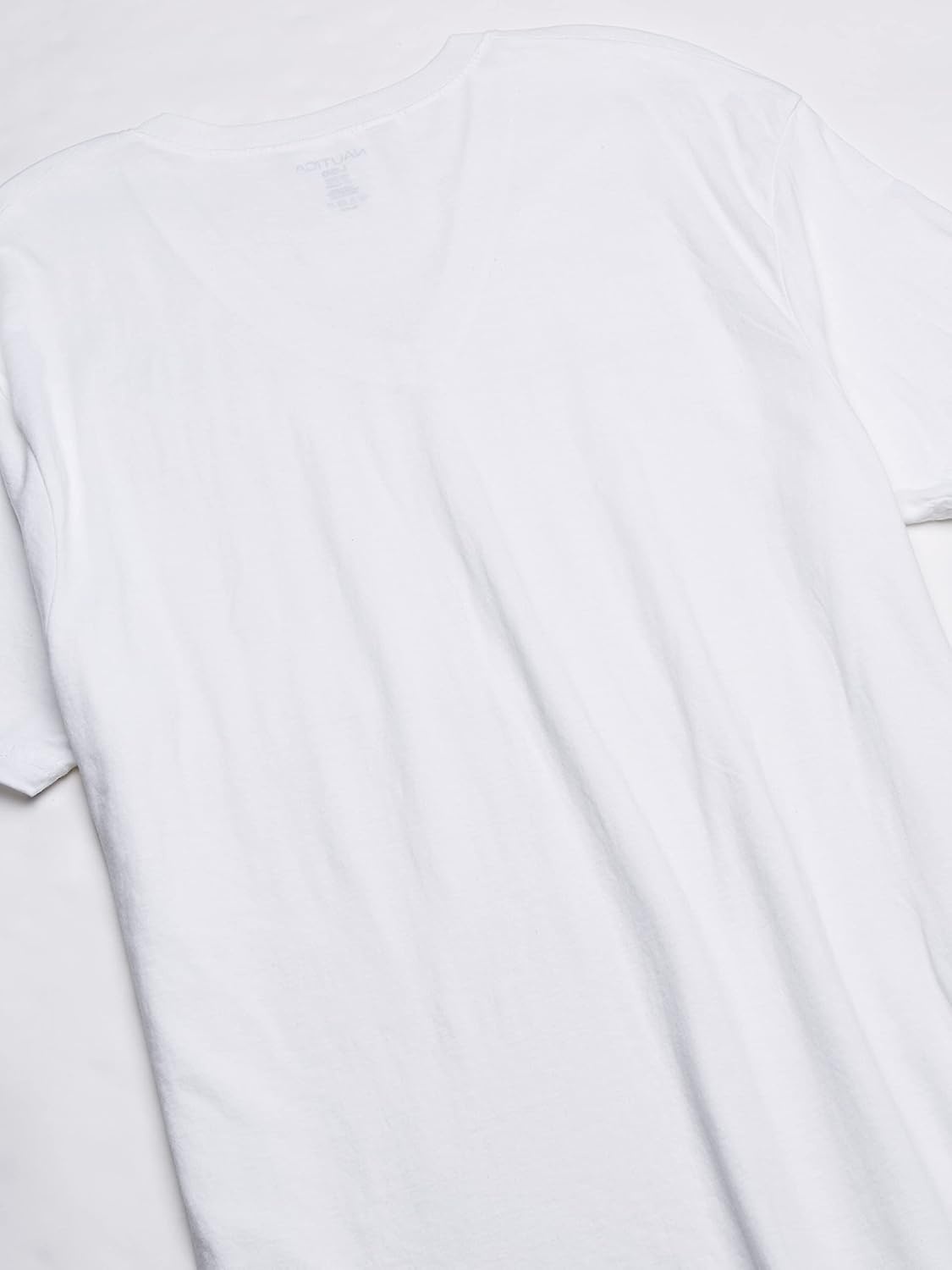image:imageNautica Mens Cotton VNeck 3Pack TShirtsWhite New 3 Pack