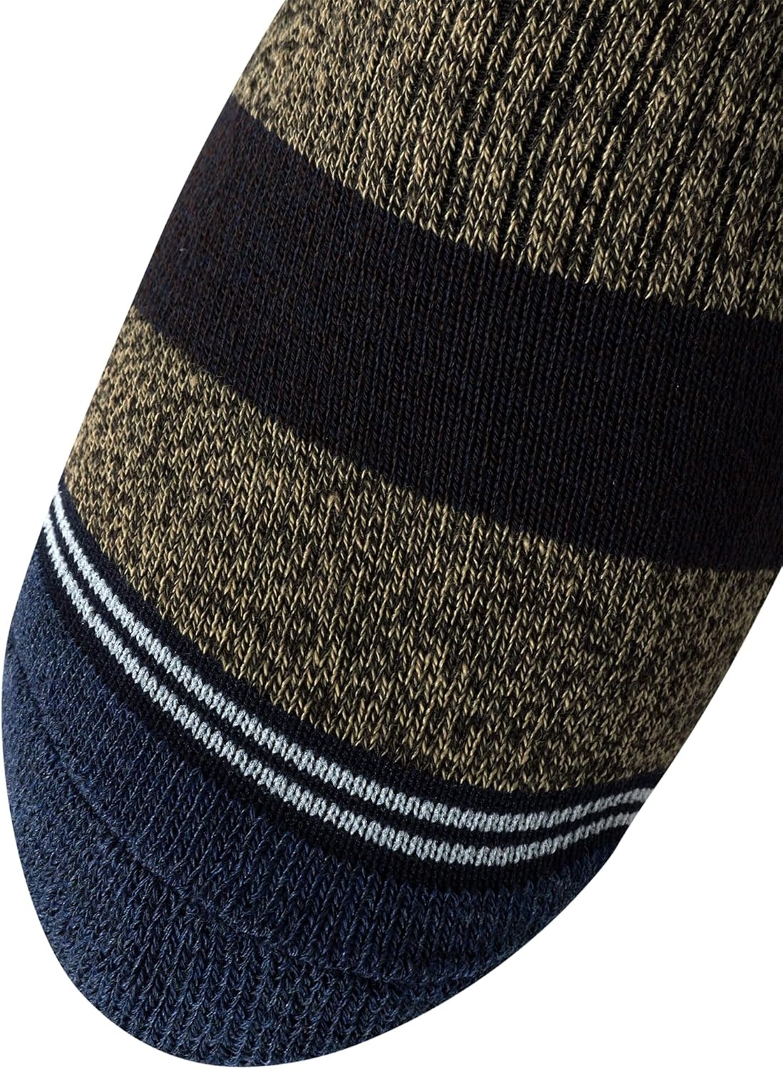 image:imageNautica Mens Crew Socks 10 Pack Breathable Moisture Wicking Cushioned Athletic Work and Dress Socks for Men Sizes 6125BrownNavy