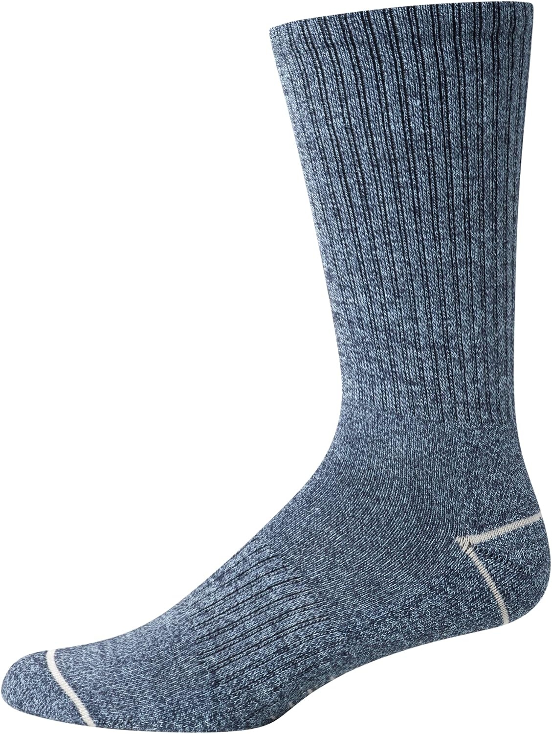 image:imageNautica Mens Crew Socks 5 Pack Breathable Moisture Wicking Cushioned Athletic Work and Dress Socks for Men Sizes 6125Blue Assorted