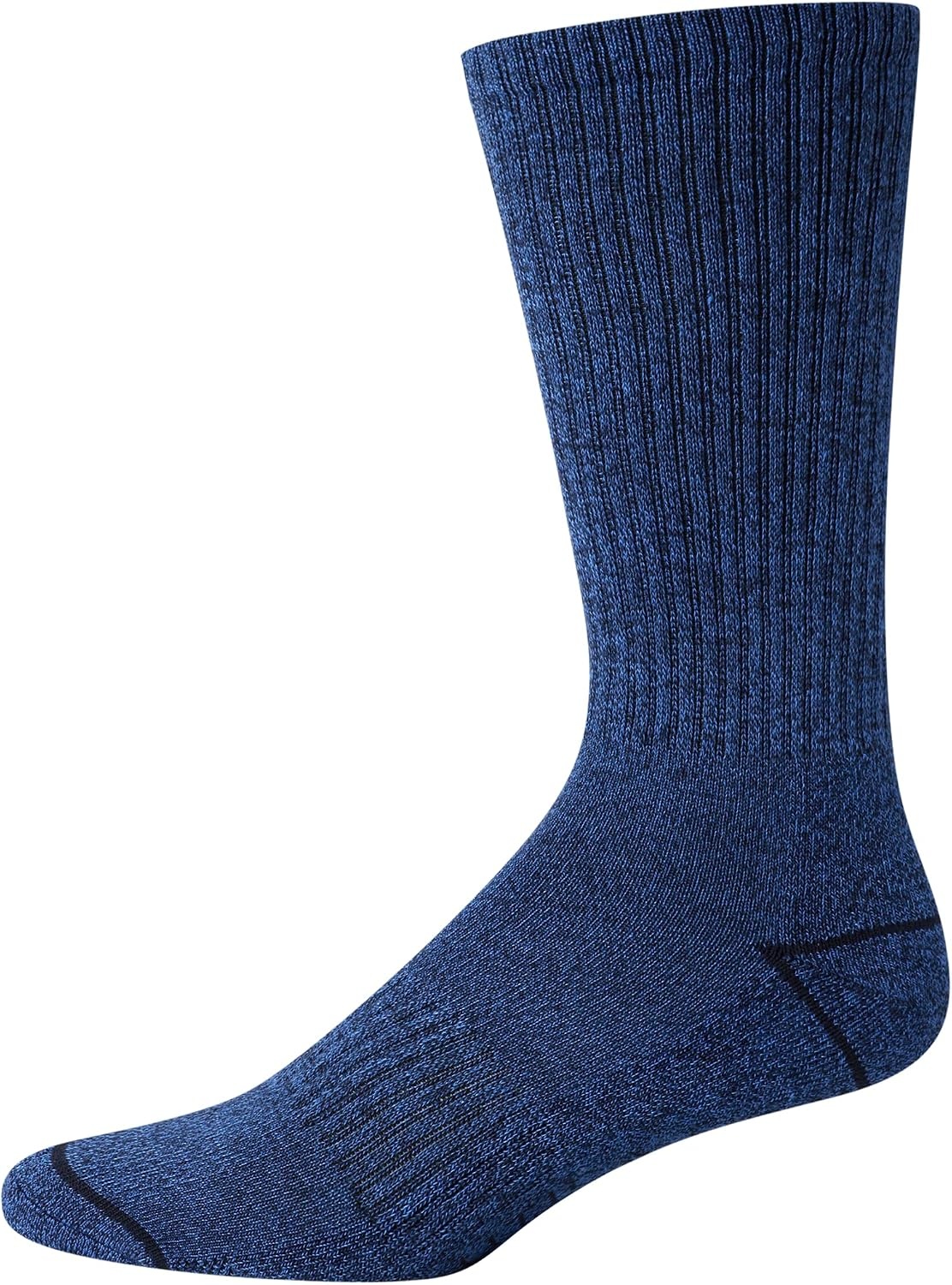 image:imageNautica Mens Crew Socks 5 Pack Breathable Moisture Wicking Cushioned Athletic Work and Dress Socks for Men Sizes 6125Blue Assorted