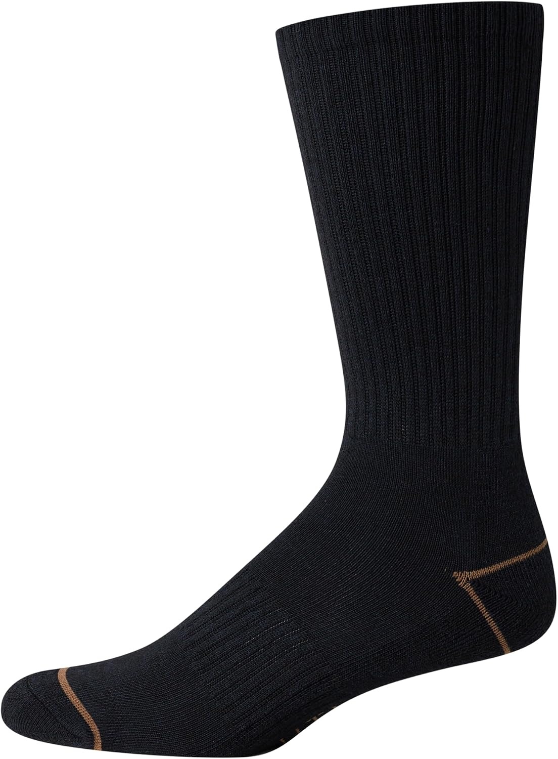 image:imageNautica Mens Crew Socks 5 Pack Breathable Moisture Wicking Cushioned Athletic Work and Dress Socks for Men Sizes 6125BrownKhaki