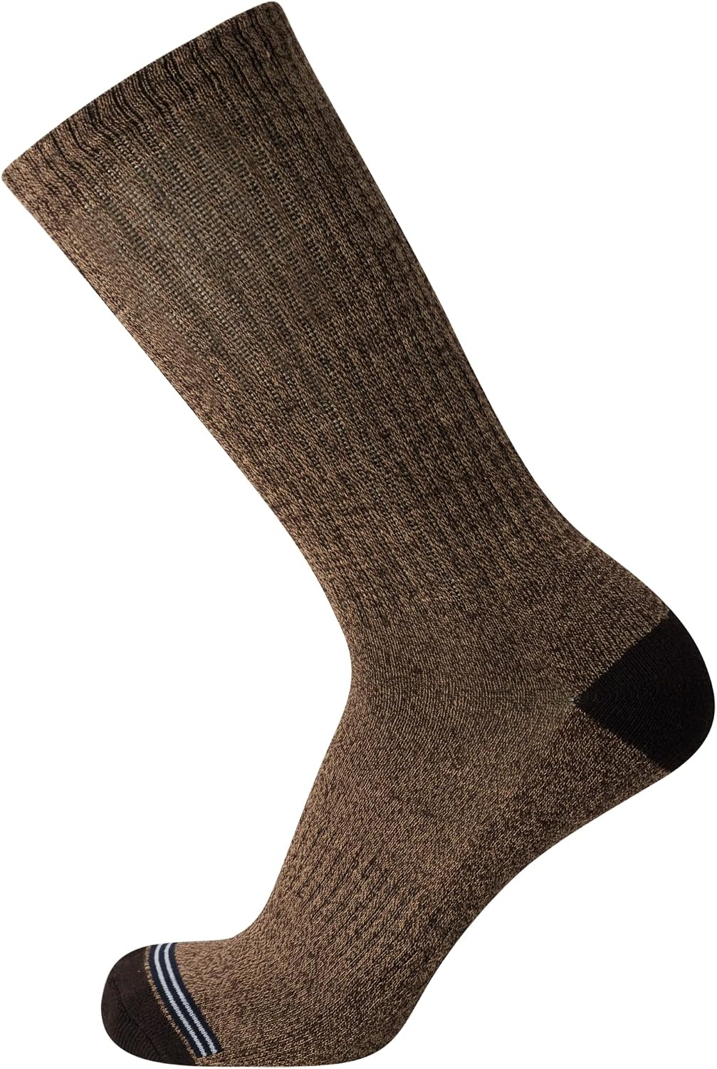 image:imageNautica Mens Crew Socks 5 Pack Breathable Moisture Wicking Cushioned Athletic Work and Dress Socks for Men Sizes 6125BrownNavy