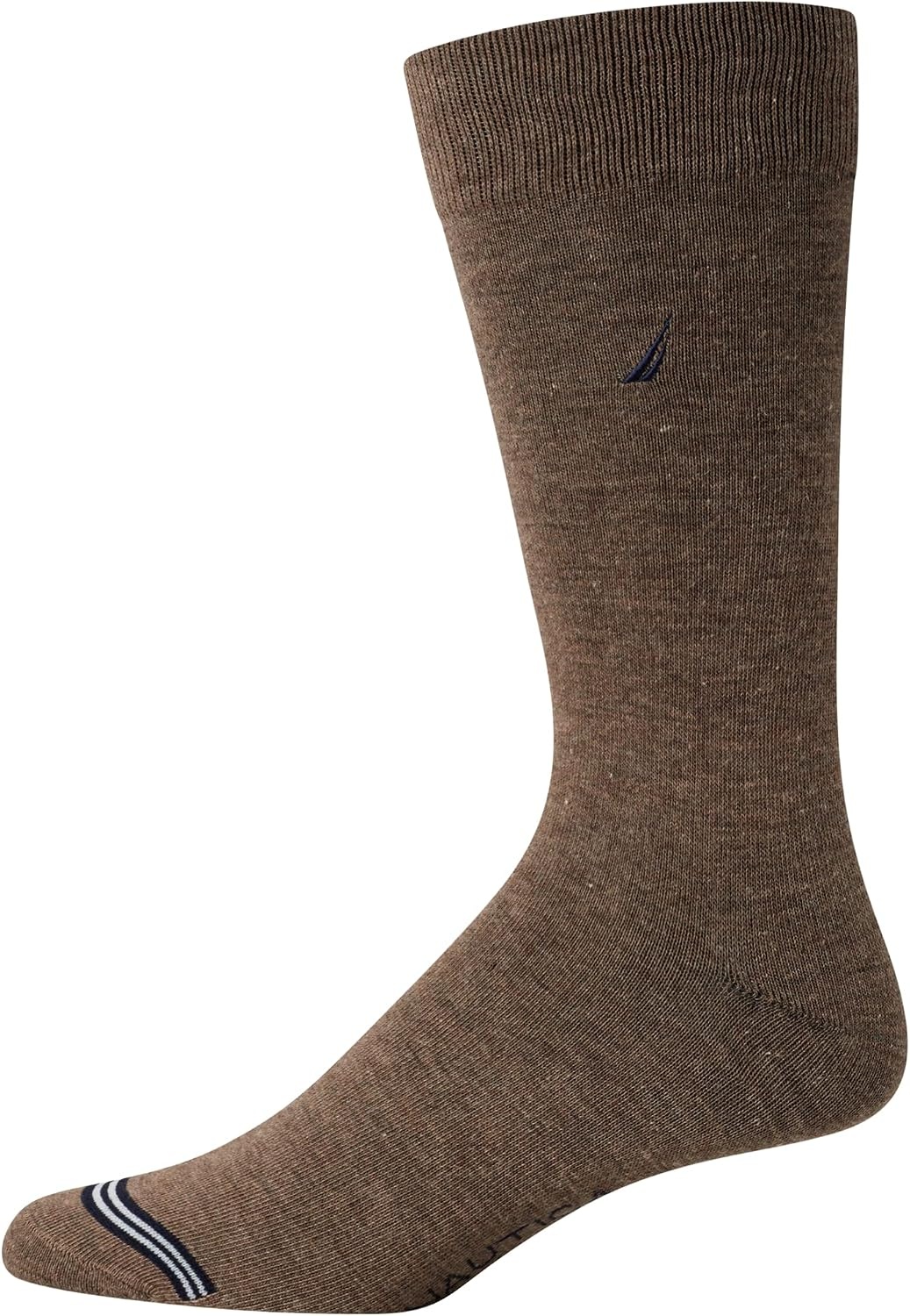 image:imageNautica Mens Dress Socks 10 Pack Breathable Stretch CrewLength Work Socks for Men for Business Formal Wear Sizes 6125Assorted