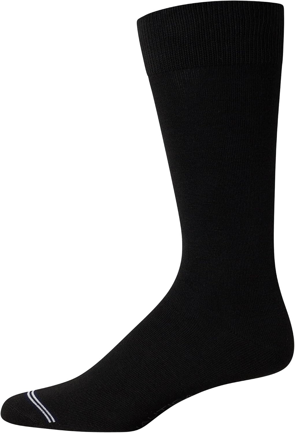 image:imageNautica Mens Dress Socks 10 Pack Breathable Stretch CrewLength Work Socks for Men for Business Formal Wear Sizes 6125Black Logo
