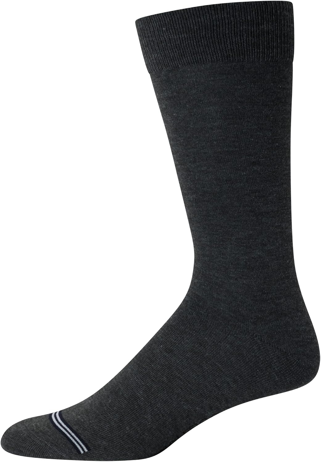 image:imageNautica Mens Dress Socks 10 Pack Breathable Stretch CrewLength Work Socks for Men for Business Formal Wear Sizes 6125BlackGrey Assorted