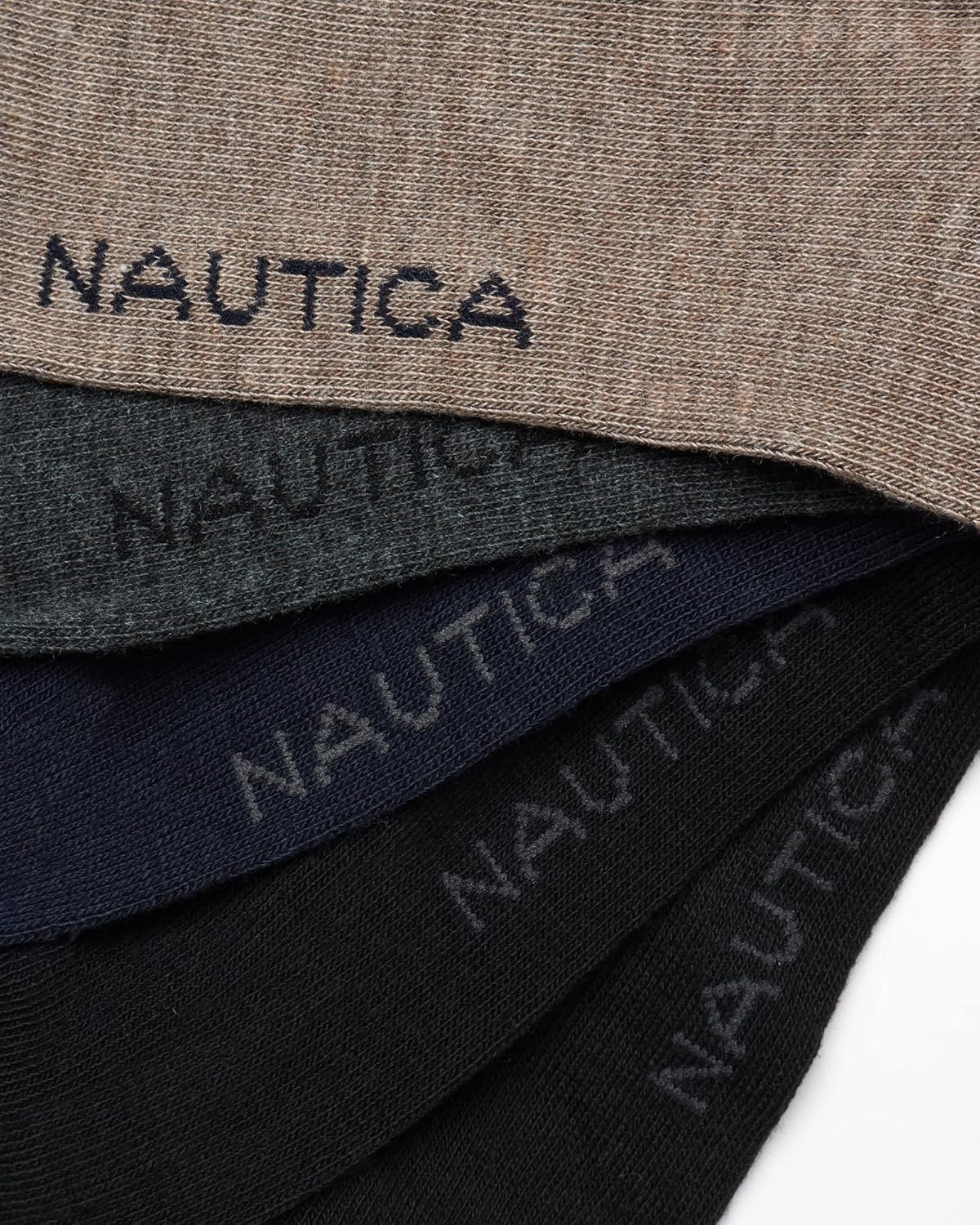 image:imageNautica Mens Dress Socks 10 Pack Breathable Stretch CrewLength Work Socks for Men for Business Formal Wear Sizes 6125Heather Assorted