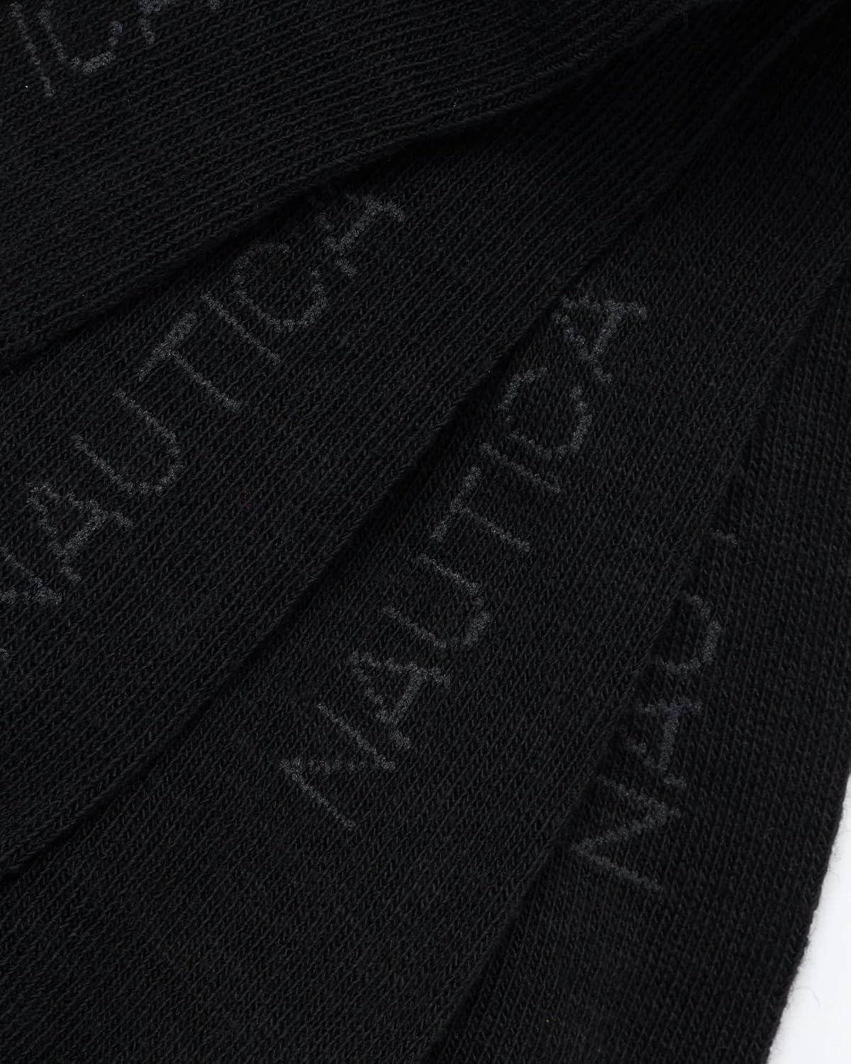 image:imageNautica Mens Dress Socks 5 Pack Breathable Comfort Stretch CrewLength Work Socks for Men for Business Formal Wear 6125Black Logo