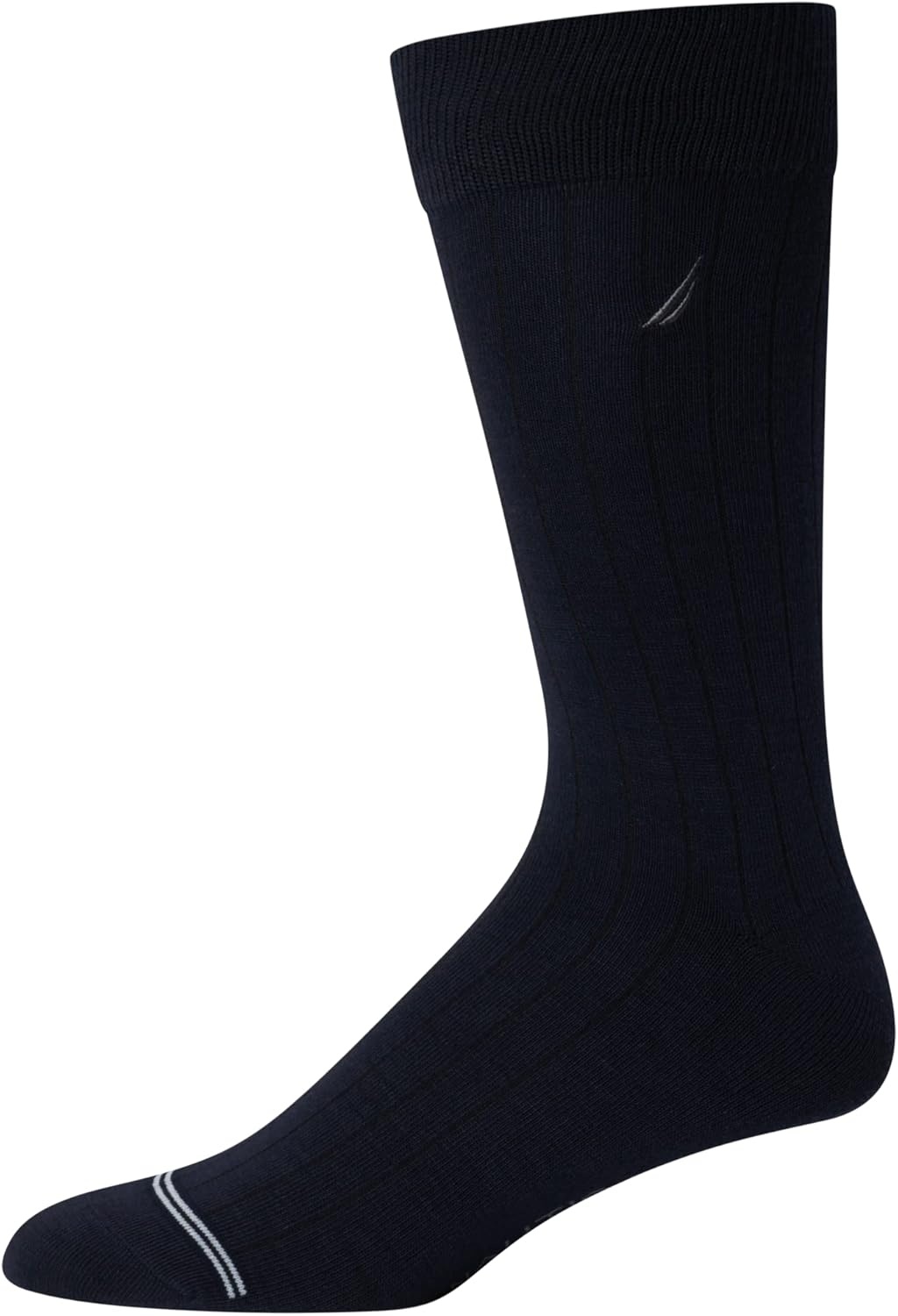 image:imageNautica Mens Dress Socks 5 Pack Breathable Comfort Stretch CrewLength Work Socks for Men for Business Formal Wear 6125Dark Assorted