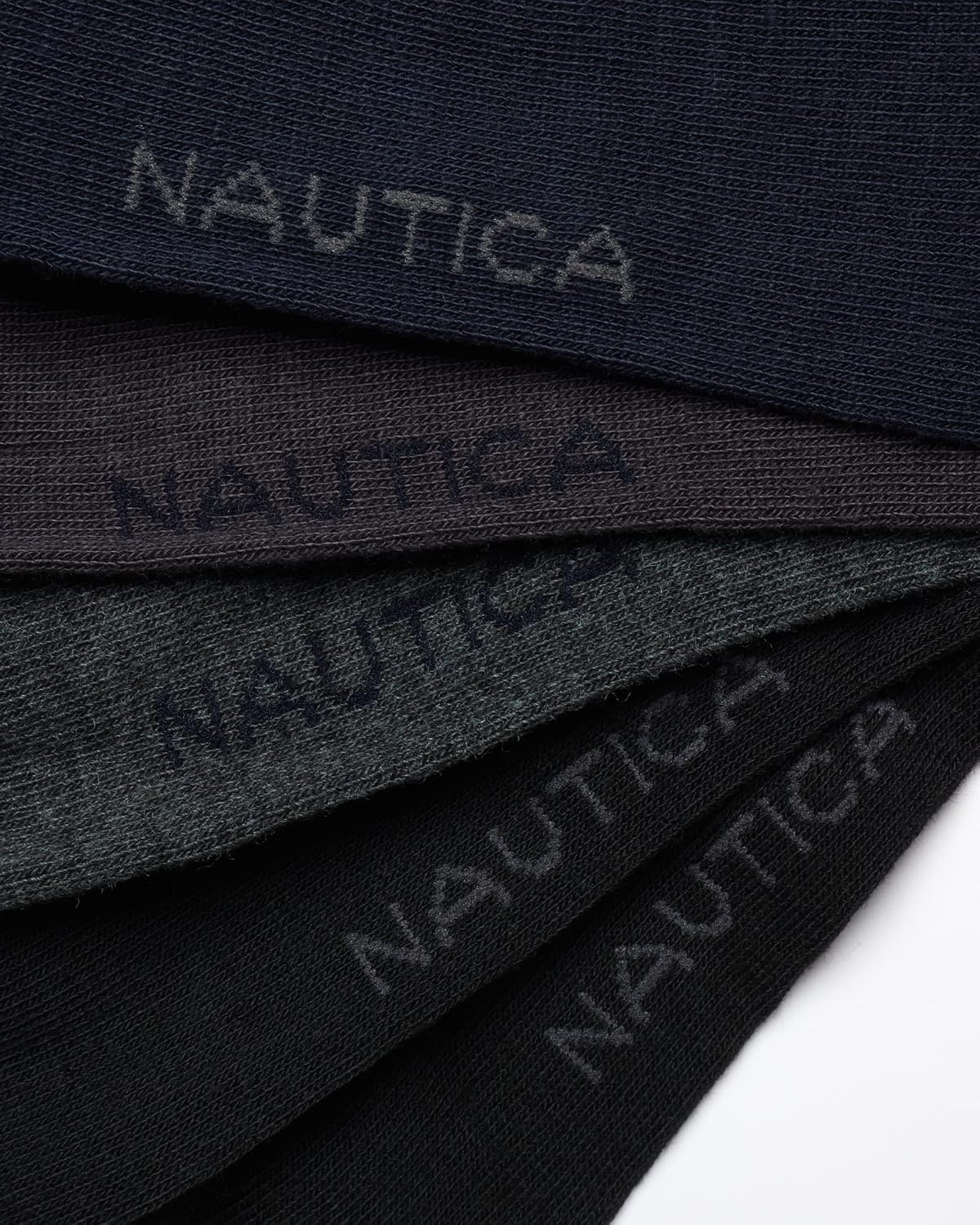 image:imageNautica Mens Dress Socks 5 Pack Breathable Comfort Stretch CrewLength Work Socks for Men for Business Formal Wear 6125Dark Assorted