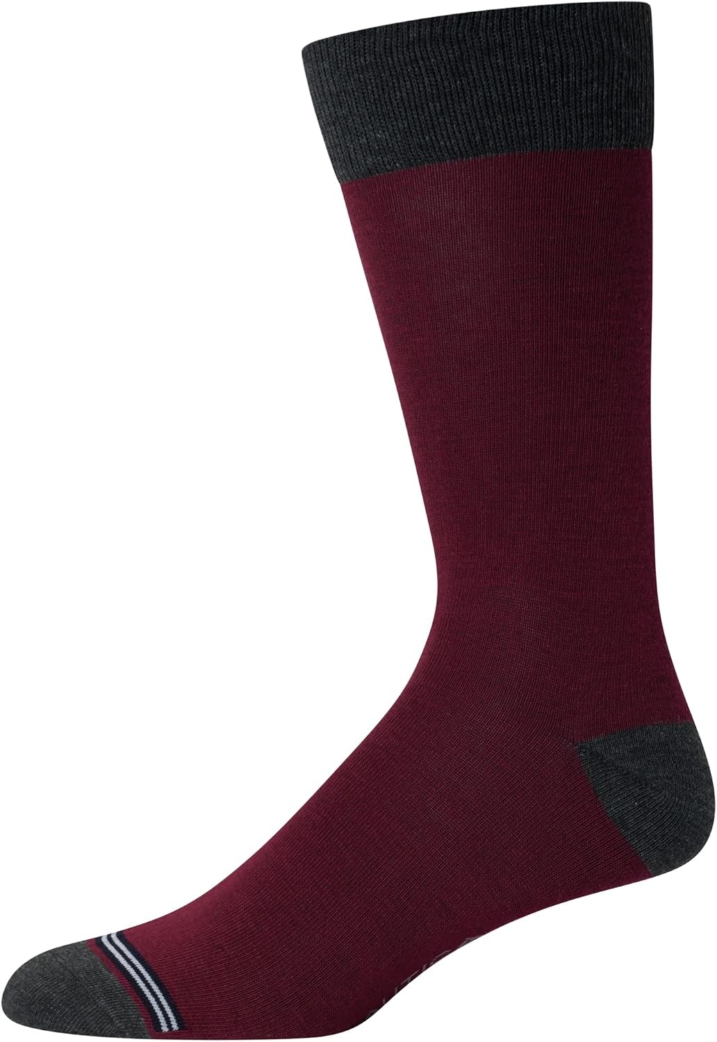 image:imageNautica Mens Dress Socks 5 Pack Breathable Comfort Stretch CrewLength Work Socks for Men for Business Formal Wear 6125Dark Grey Heather