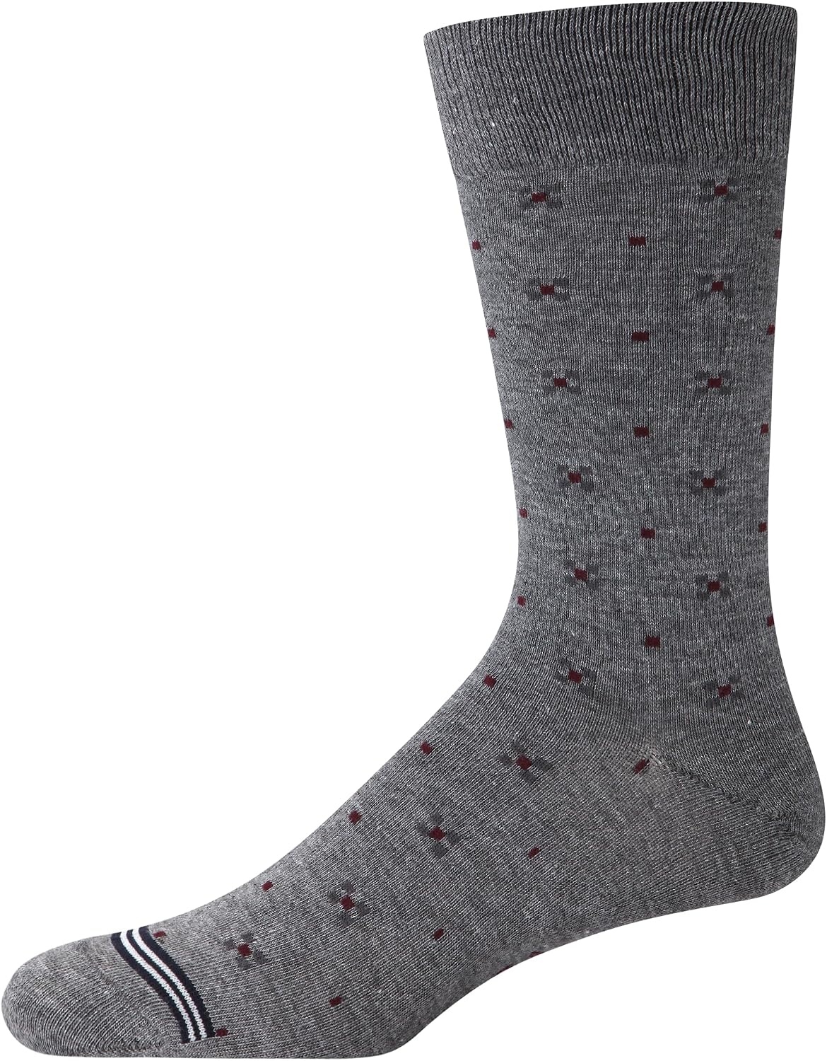 image:imageNautica Mens Dress Socks 5 Pack Breathable Comfort Stretch CrewLength Work Socks for Men for Business Formal Wear 6125Denim Assorted