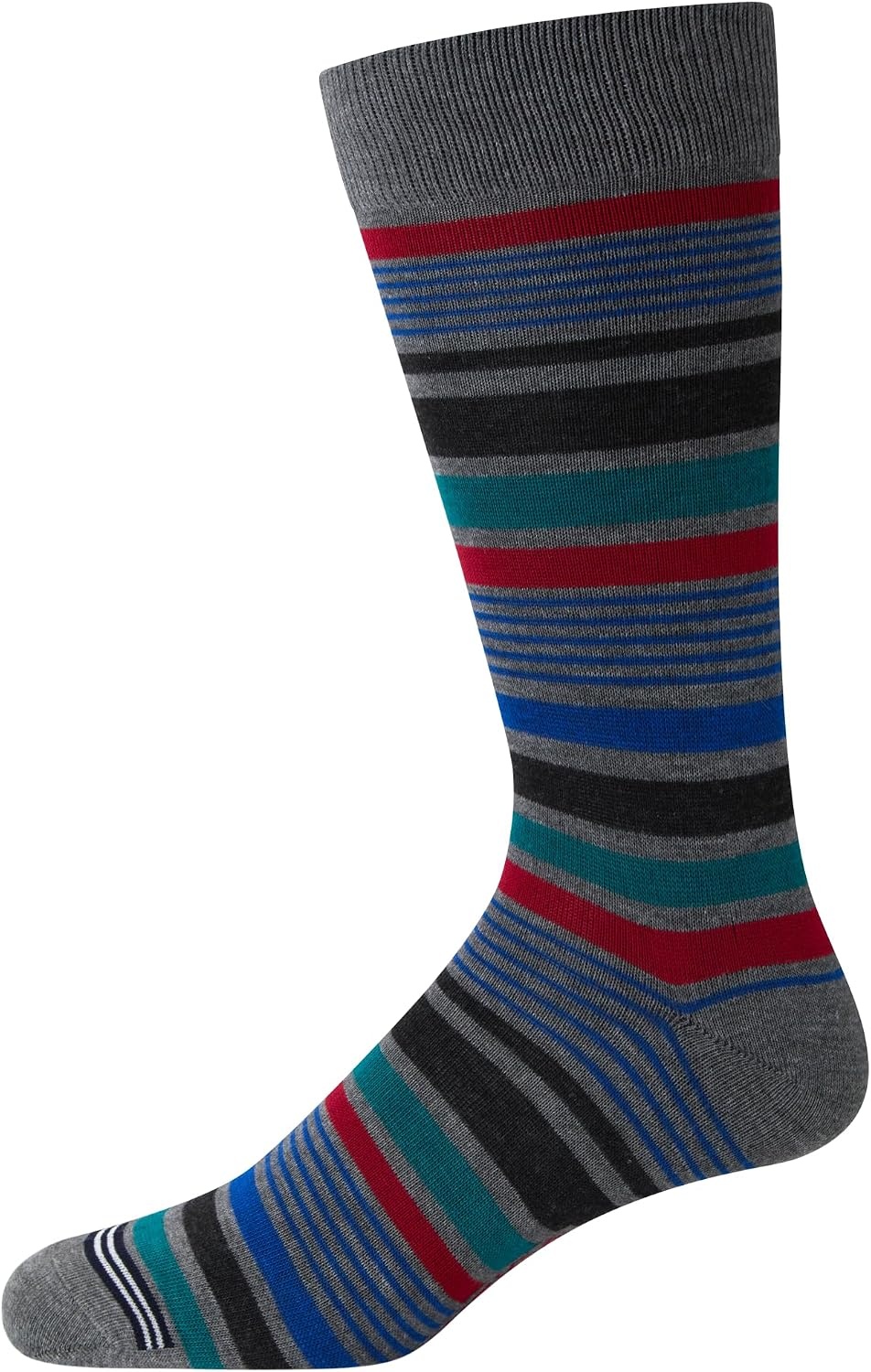 image:imageNautica Mens Dress Socks 5 Pack Breathable Comfort Stretch CrewLength Work Socks for Men for Business Formal Wear 6125Graphite Heather Assorted