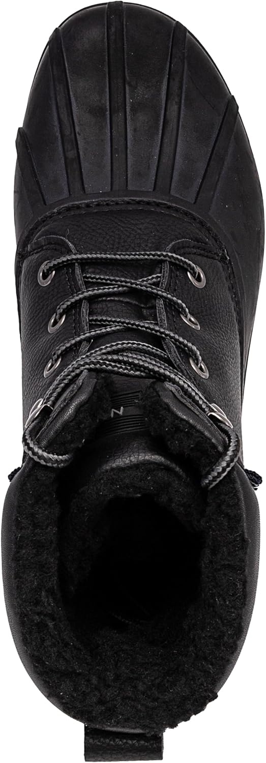 image:imageNautica Mens Duck Boots Waterproof Shell Insulated Snow and Rain Boot LaceUp Winter Shoe Channing Extended Sizes 716Black X Dazo
