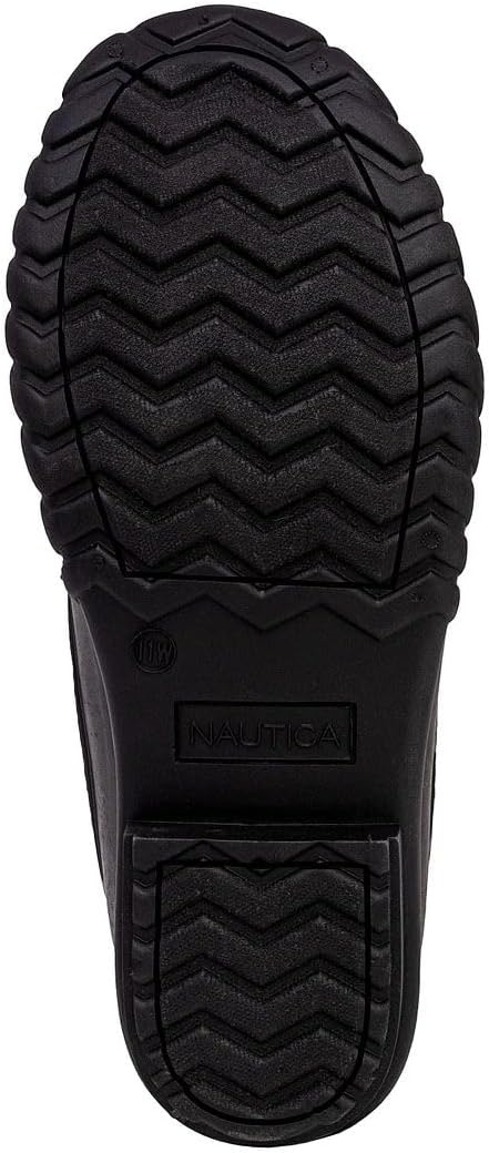 image:imageNautica Mens Duck Boots Waterproof Shell Insulated Snow and Rain Boot LaceUp Winter Shoe Channing Extended Sizes 716CharcoalBlack