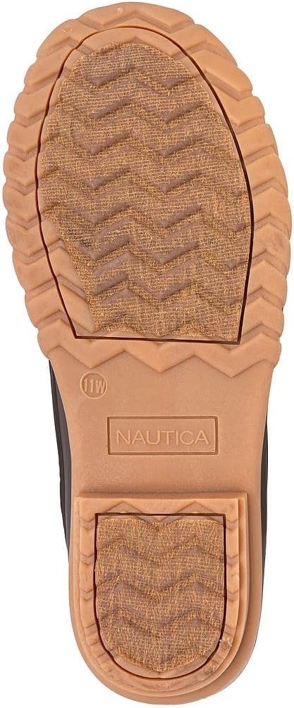 image:imageNautica Mens Duck Boots Waterproof Shell Insulated Snow and Rain Boot LaceUp Winter Shoe Channing Extended Sizes 716TanBrown