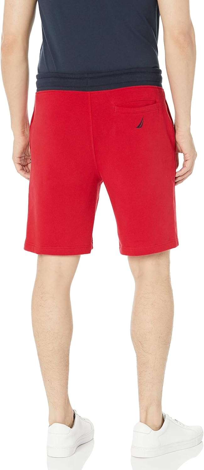 image:imageNautica Mens Fleece Knit Logo ShortsNautica Red
