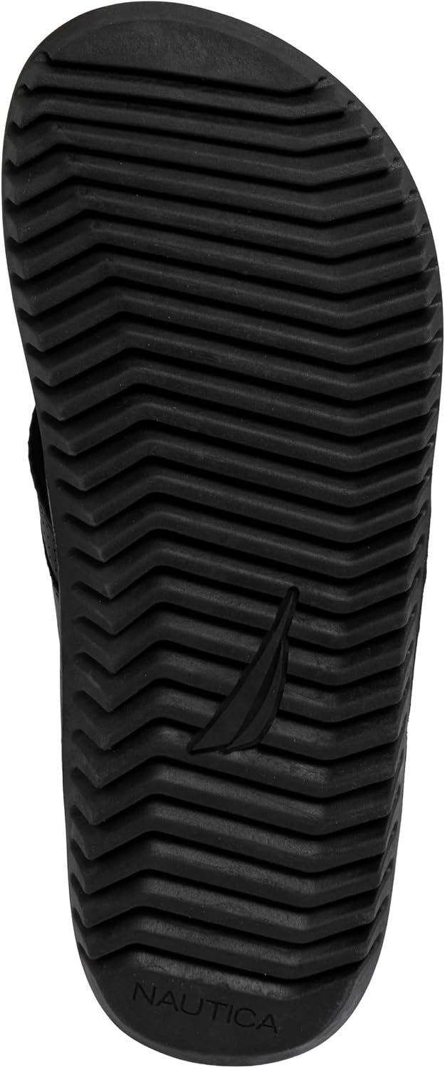 image:imageNautica Mens Flip Flop Beach Sandal Boat Slide Water SlippersBlackfriedrich