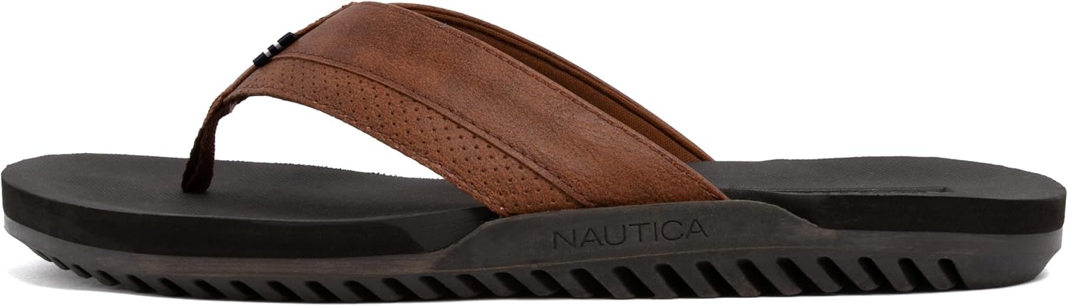 image:imageNautica Mens Flip Flop Beach Sandal Boat Slide Water SlippersTanfriedrich