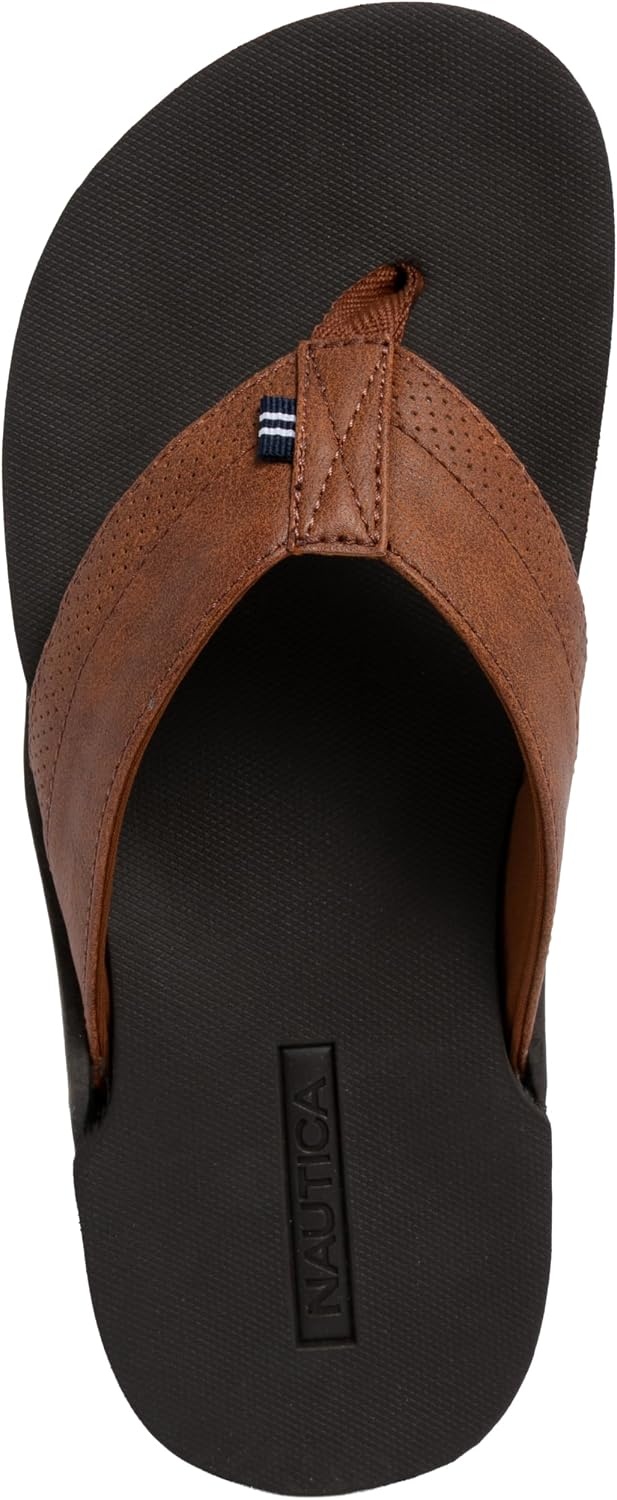 image:imageNautica Mens Flip Flop Beach Sandal Boat Slide Water SlippersTanfriedrich