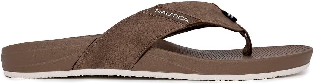 image:imageNautica Mens Flip Flop Beach Sandal Boat Slide Water SlippersToffeewelsey