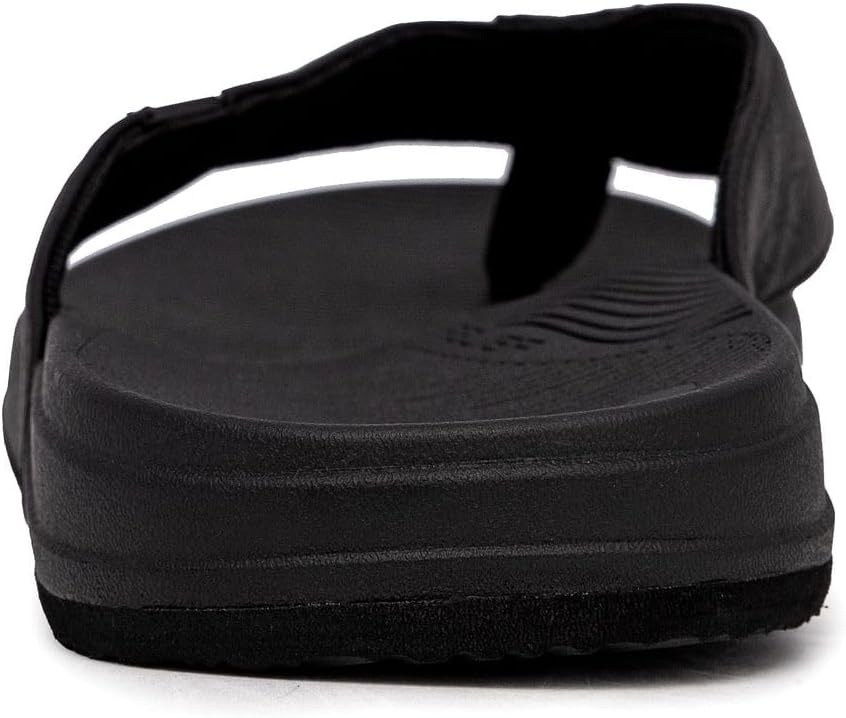 image:imageNautica Mens Flip Flop Shower Sandals Slides Comfortable Waterproof Beach Footwear SlipOn Thong MediumWide WidthBlackwelsey
