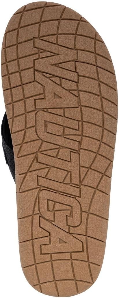 image:imageNautica Mens Flip Flop Shower Sandals Slides Comfortable Waterproof Beach Footwear SlipOn Thong MediumWide WidthBlackwoven