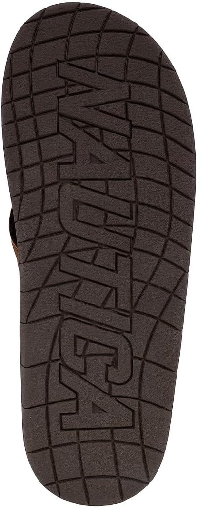 image:imageNautica Mens Flip Flop Shower Sandals Slides Comfortable Waterproof Beach Footwear SlipOn Thong MediumWide WidthBrowntapped