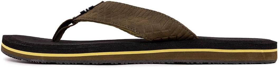 image:imageNautica Mens Flip Flop Shower Sandals Slides Comfortable Waterproof Beach Footwear SlipOn Thong MediumWide WidthOlivetidor
