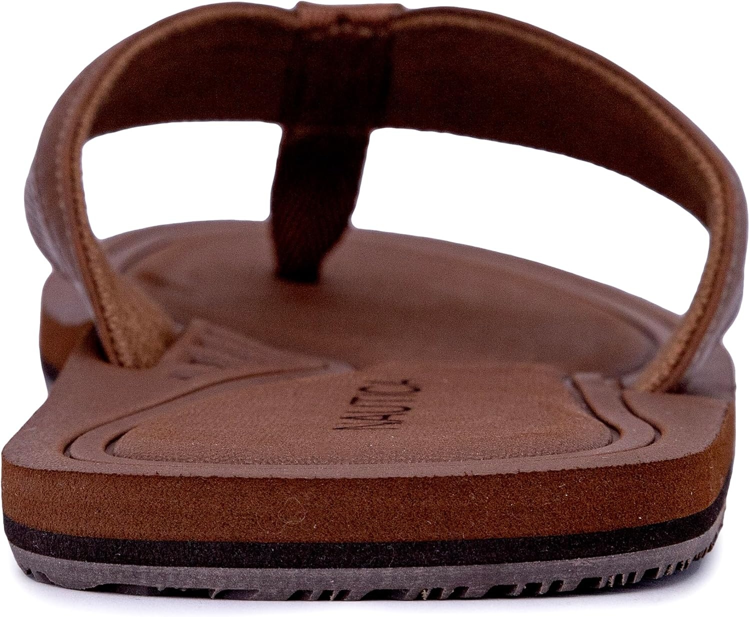 image:imageNautica Mens Flip Flop Shower Sandals Slides Comfortable Waterproof Beach Footwear SlipOn Thong MediumWide WidthTan Brownlatmon