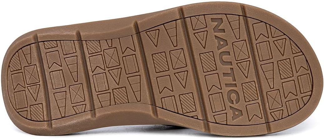 image:imageNautica Mens Flip Flop Shower Sandals Slides Comfortable Waterproof Beach Footwear SlipOn Thong MediumWide WidthTancasted