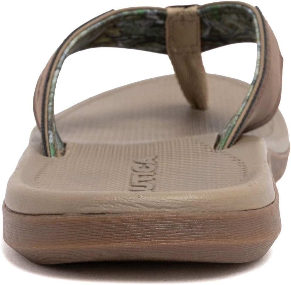image:imageNautica Mens Flip Flop Shower Sandals Slides Comfortable Waterproof Beach Footwear SlipOn Thong MediumWide WidthTauperivvy