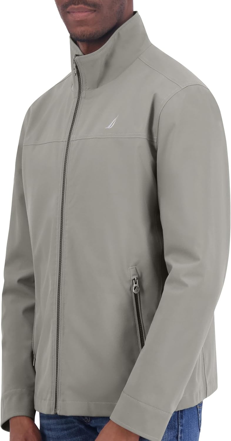 image:imageNautica Mens Golf Jacket Casual Wear Windbreaker Jacket Regular Big amp Tall SizesAsh