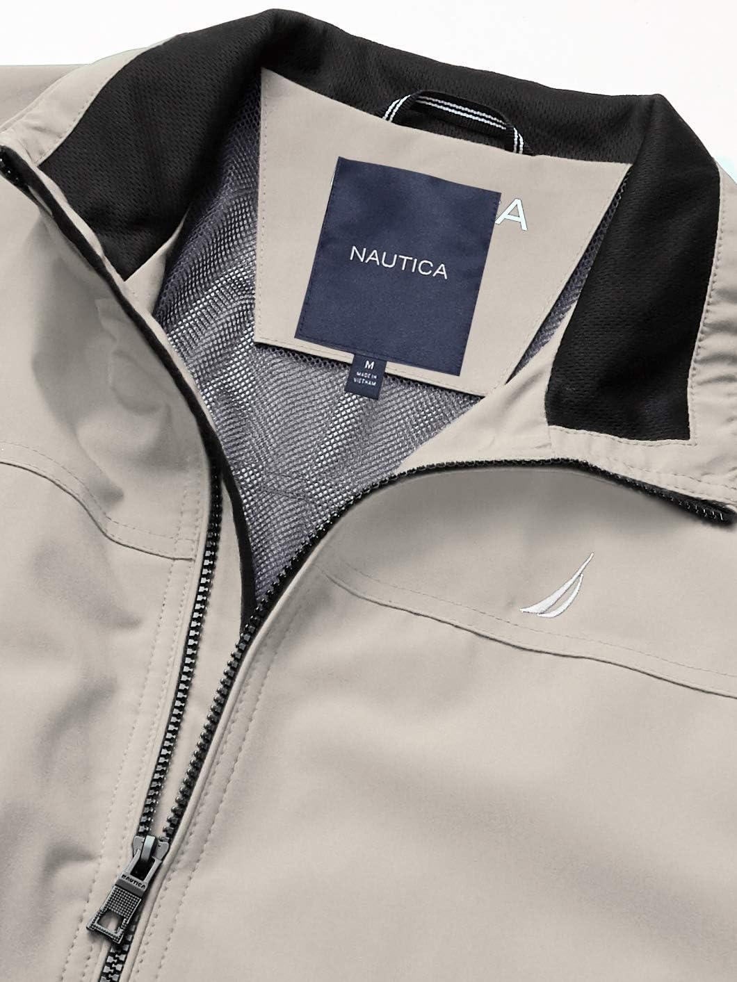 image:imageNautica Mens Golf Jacket Casual Wear Windbreaker Jacket Regular Big amp Tall SizesBeige