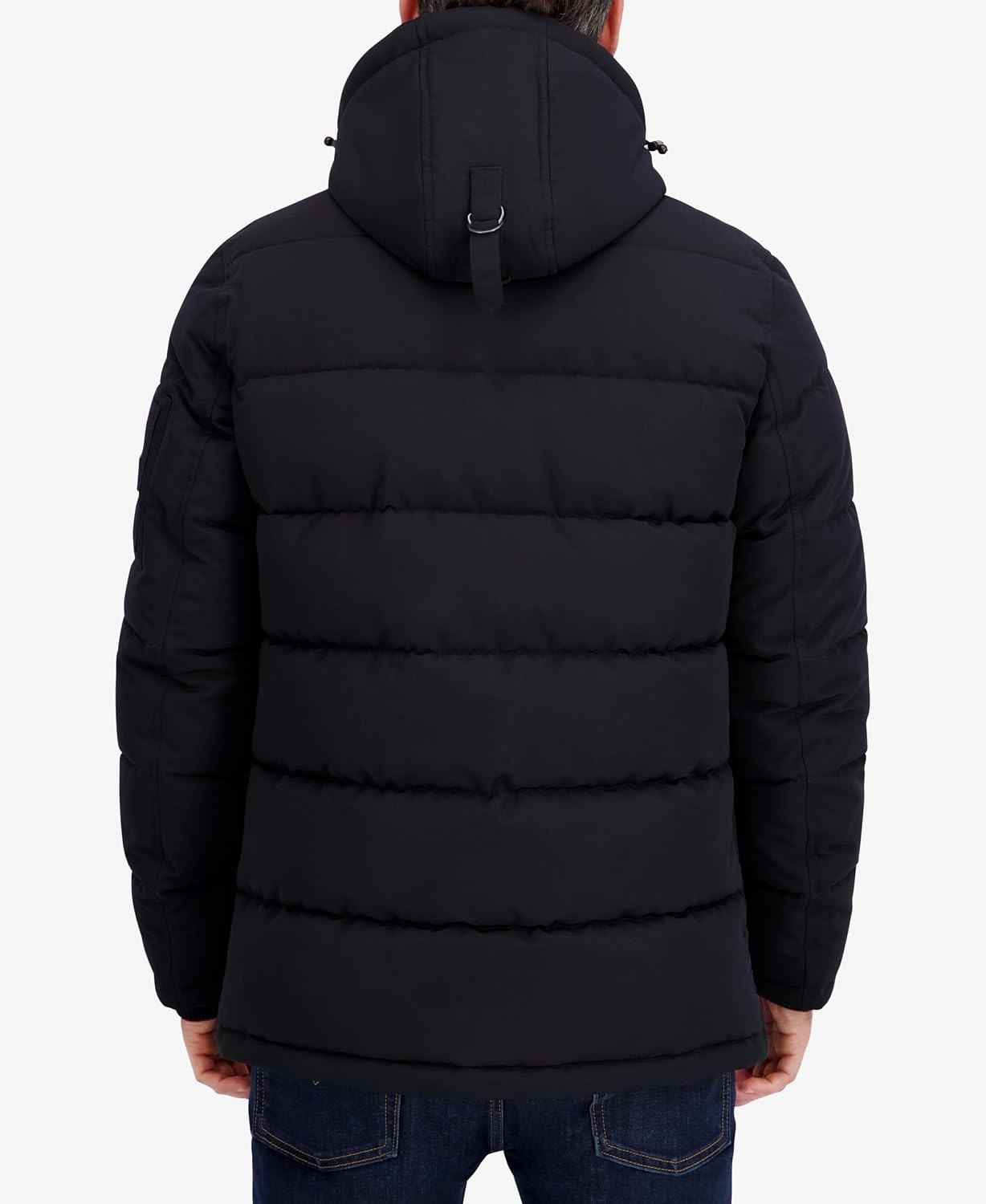 image:imageNautica Mens Heavyweight Puffer Jacket Parka Winter Coat Regular Big amp Tall SizesBlack
