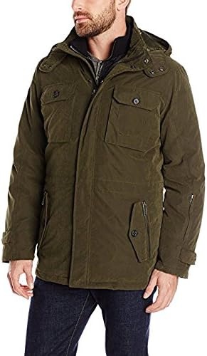 image:imageNautica Mens Heavyweight Puffer Jacket Parka Winter Coat Regular Big amp Tall SizesForest Night