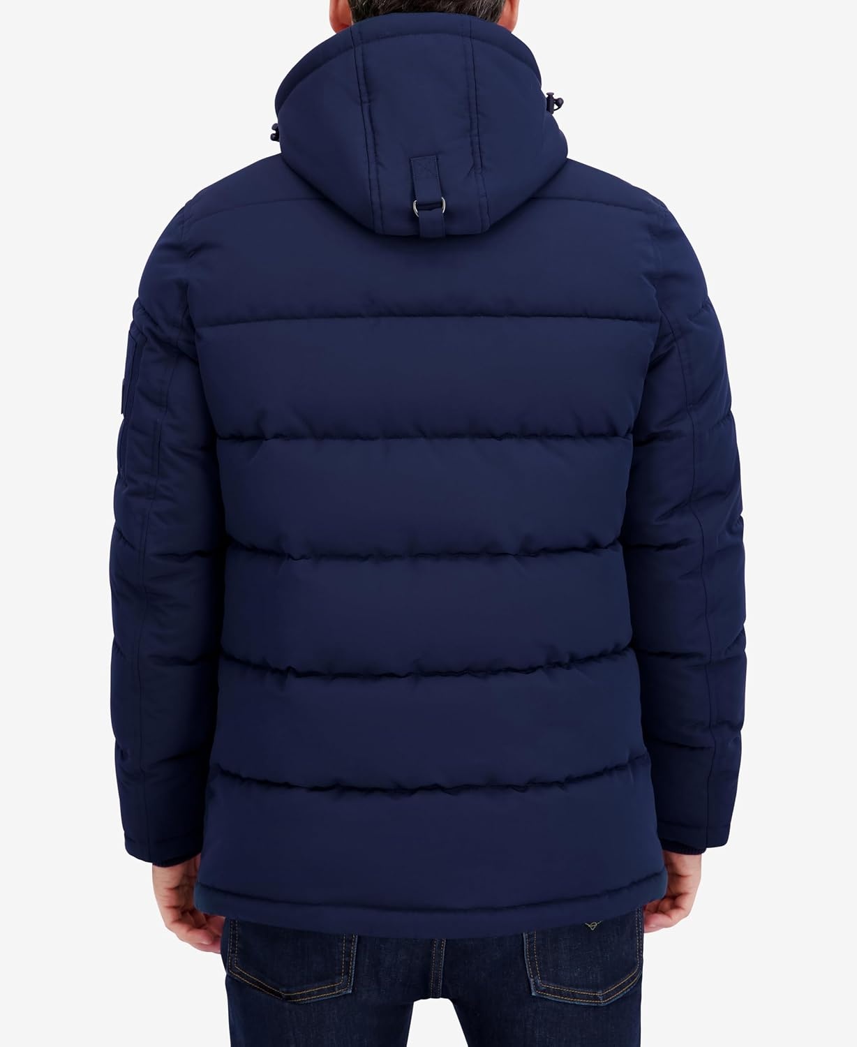 image:imageNautica Mens Heavyweight Puffer Jacket Parka Winter Coat Regular Big amp Tall SizesNavy Seas