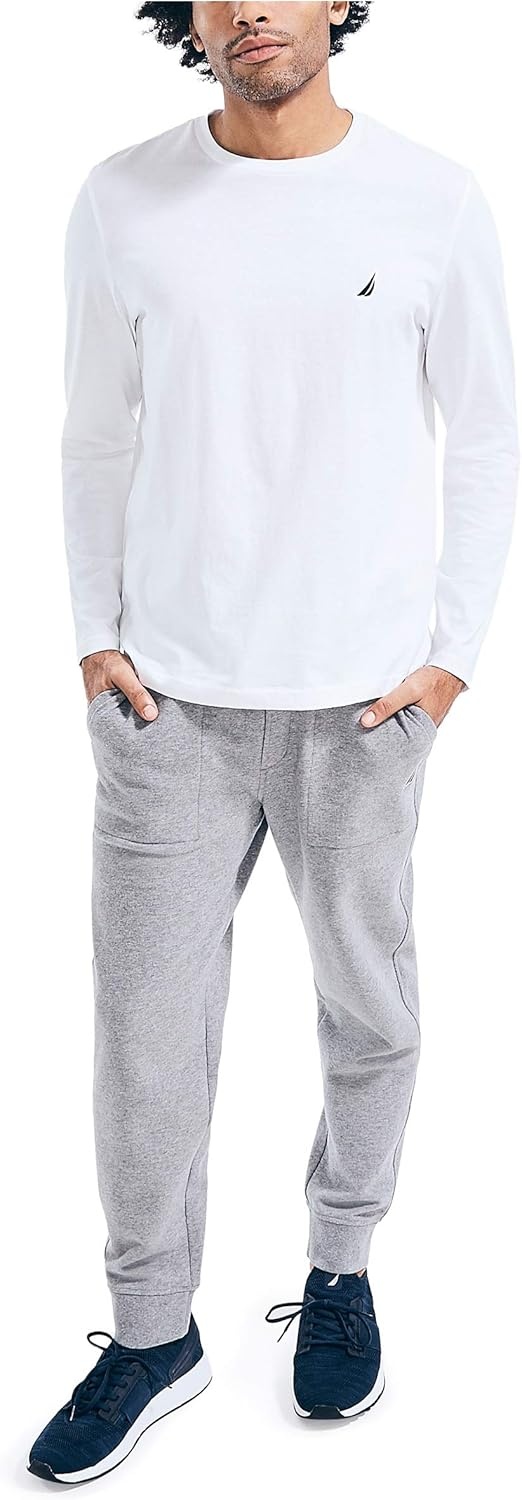image:imageNautica Mens JClass Logo Long Sleeve TShirtBright White